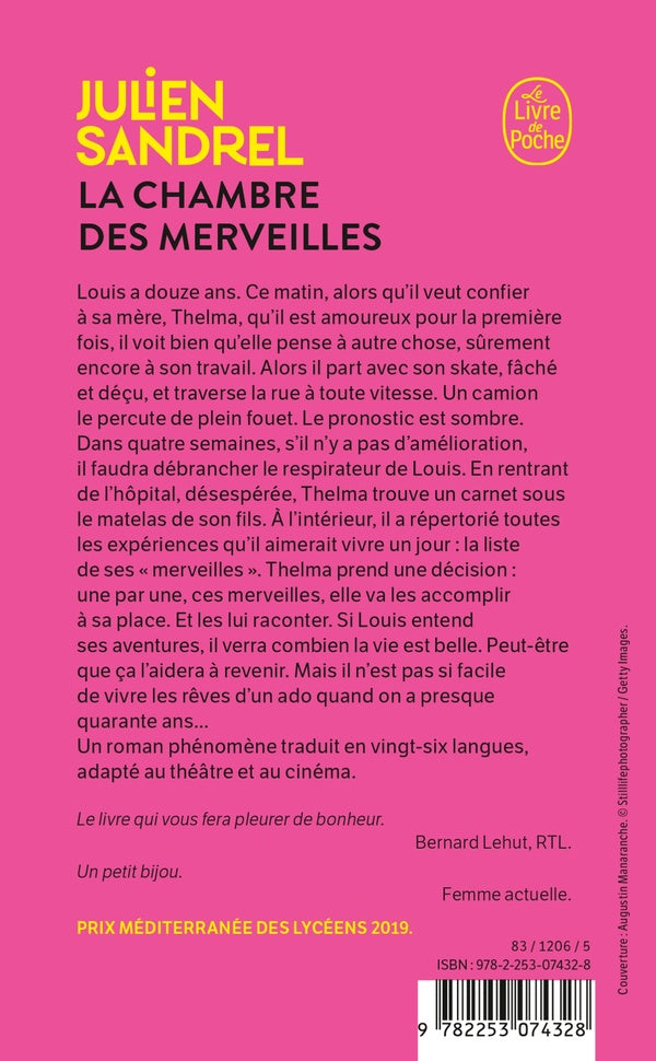 Back cover of La chambre des merveilles