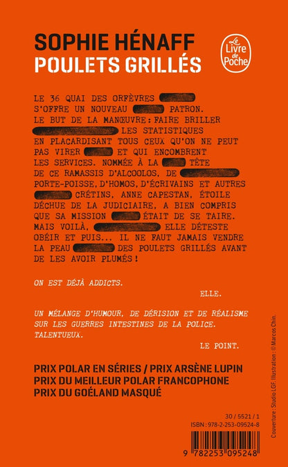 Back cover of Poulets grillés