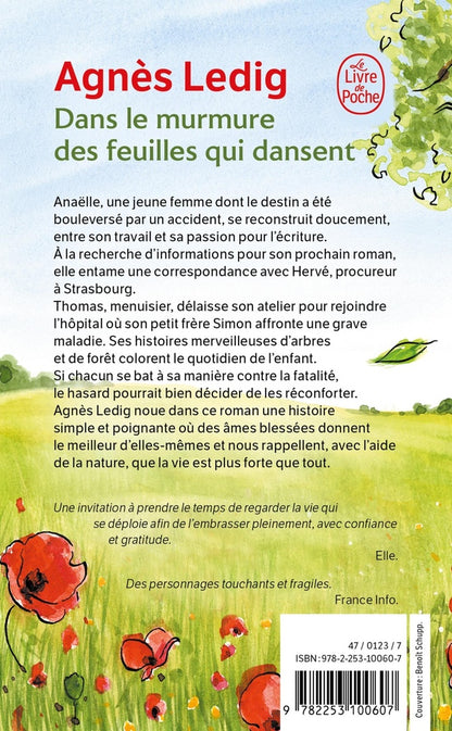 Back cover of Dans le murmure des feuilles qui dansent