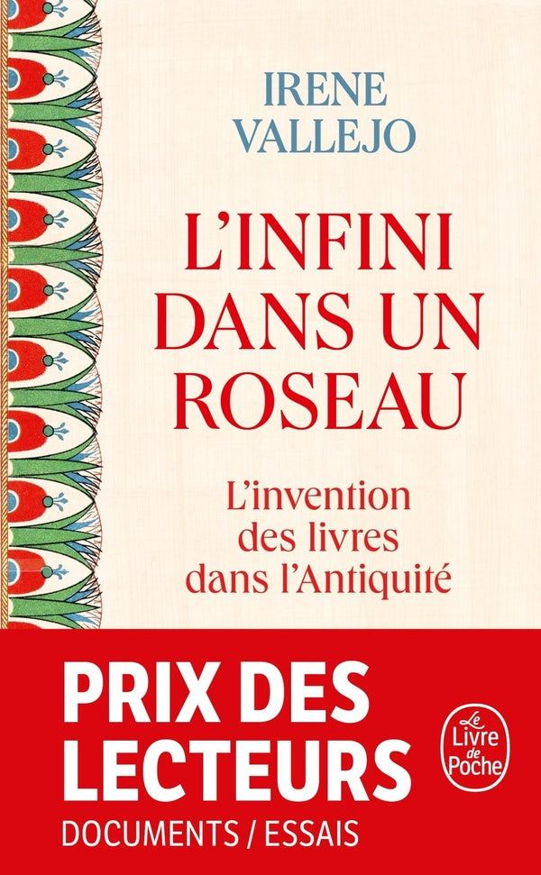 Front cover of L'infini dans un roseau : l'invention des livres dans l'Antiquité