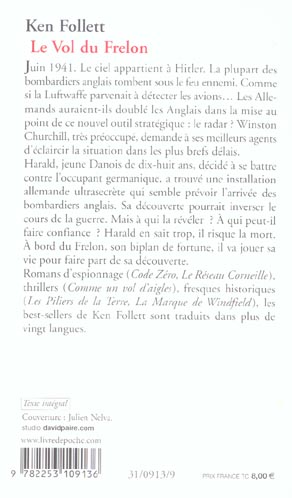 Back cover of Le vol du frelon