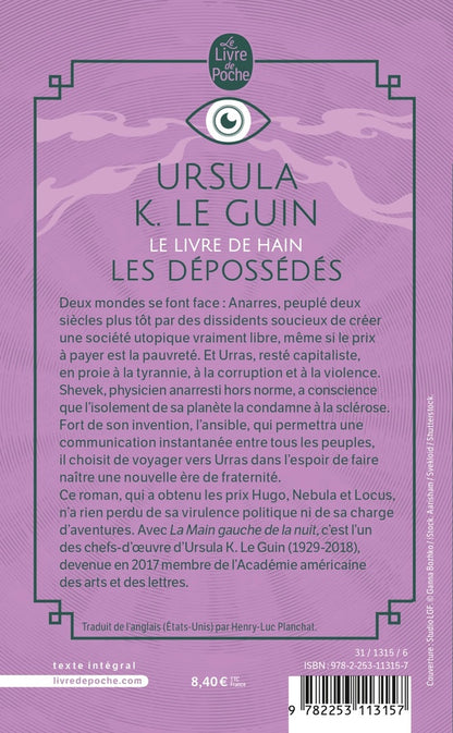 Back cover of Le Livre de Hain Tome 5 : Les dépossédés