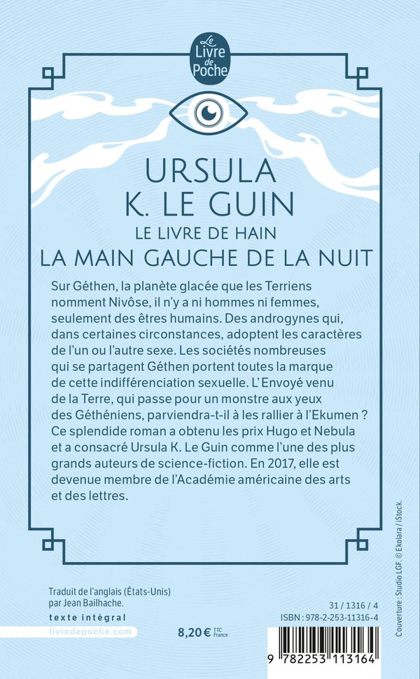 Back cover of Le Livre de Hain Tome 4 : La main gauche de la nuit