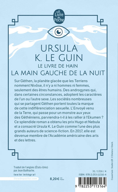 Back cover of Le Livre de Hain Tome 4 : La main gauche de la nuit
