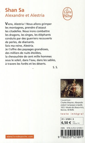 Back cover of Alexandre et Alestria
