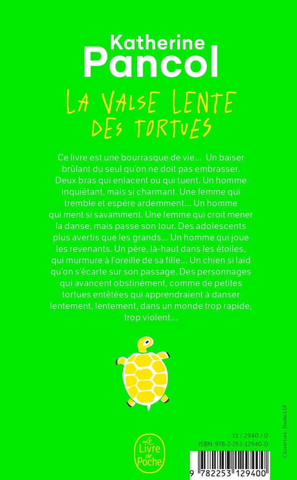 Back cover of La valse lente des tortues