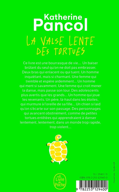 Back cover of La valse lente des tortues