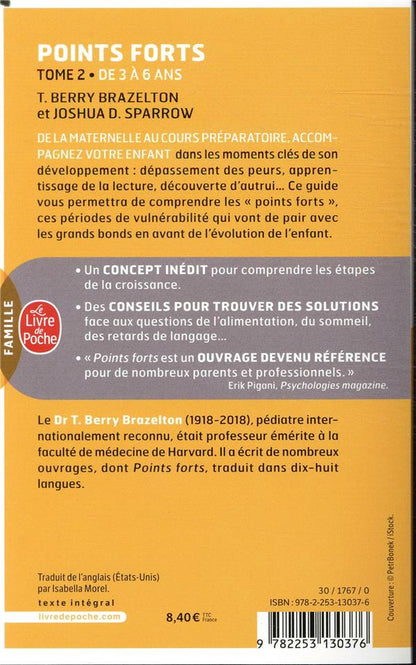 Back cover of Points forts Tome 2 ; de 3 a 6 ans
