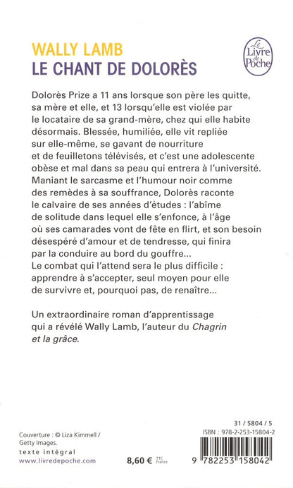 Back cover of Le chant de Dolorès