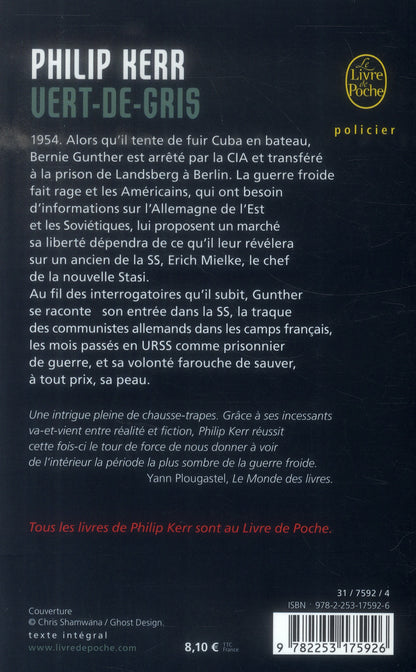 Back cover of Vert-de-gris