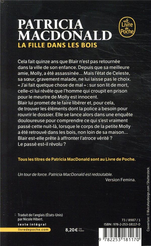Back cover of La fille dans les bois
