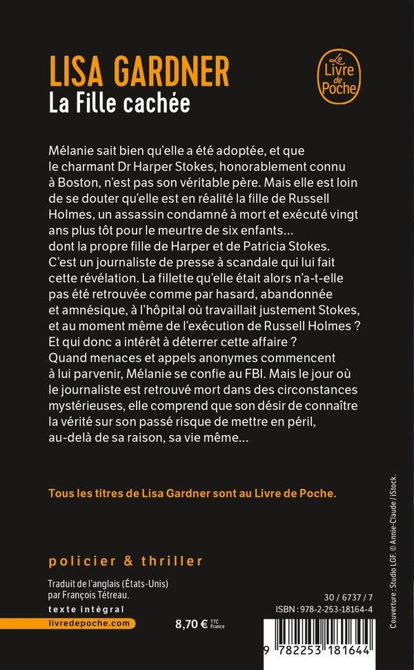 Back cover of La fille cachée