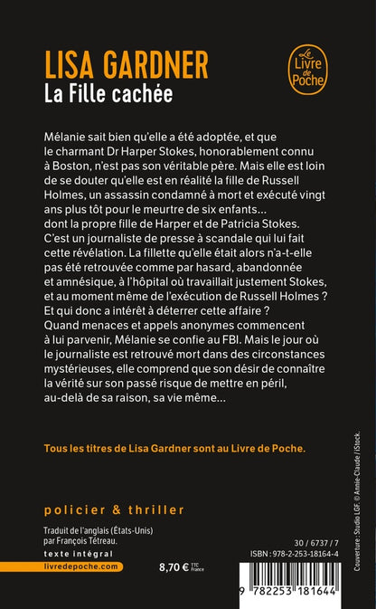 Back cover of La fille cachée