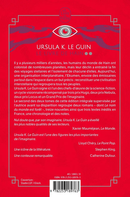Back cover of Le Livre de Hain : Intégrale vol.2