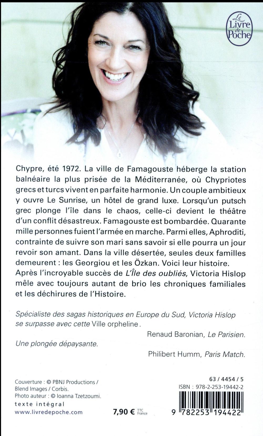 Back cover of La ville orpheline