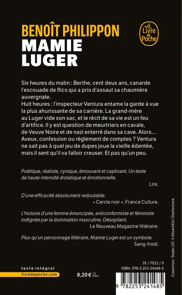 Back cover of Mamie Luger