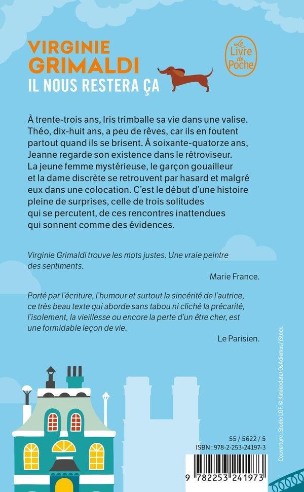 Back cover of Il nous restera ça