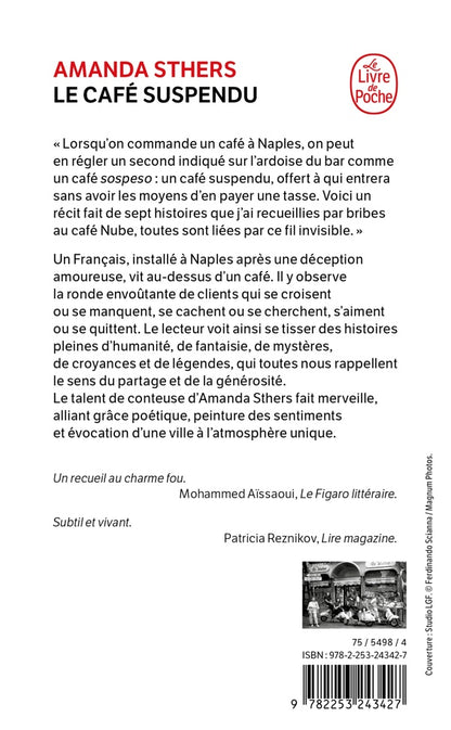 Back cover of Le Café suspendu