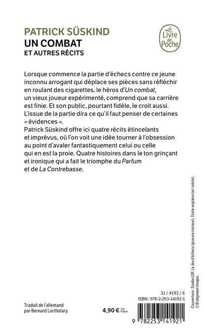 Back cover of Un combat