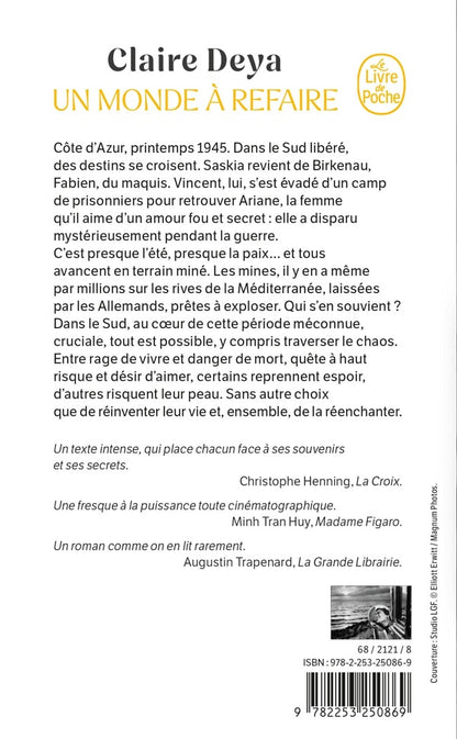 Back cover of Un monde à refaire