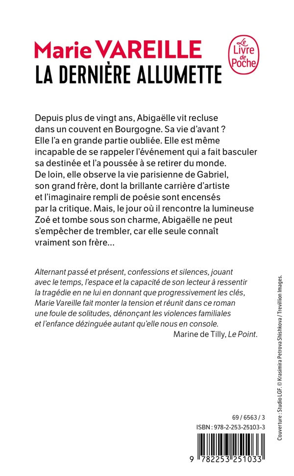 Back cover of La Dernière Allumette