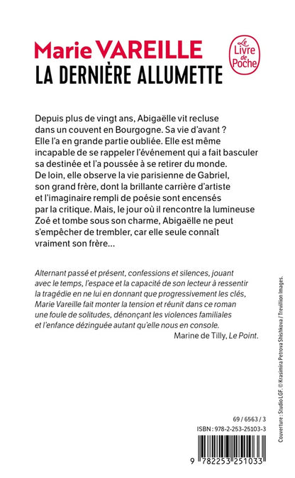 Back cover of La Dernière Allumette