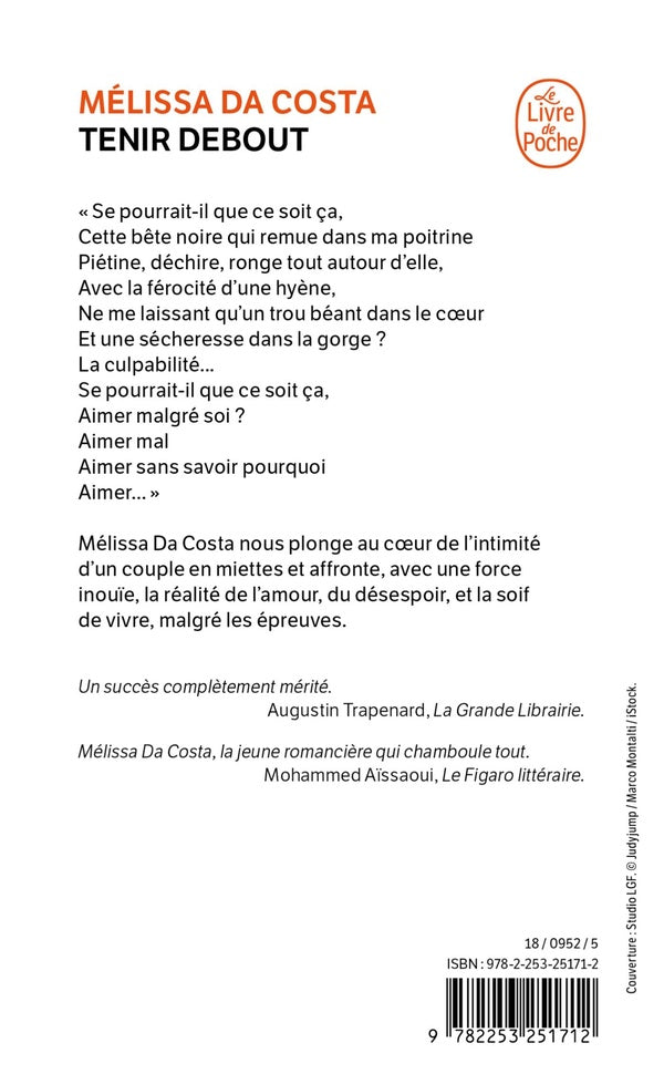 Back cover of Tenir debout