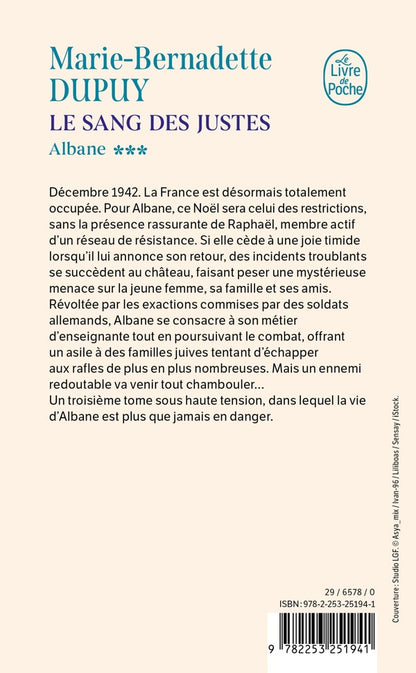 Back cover of Albane Tome 3 : Le Sang des Justes