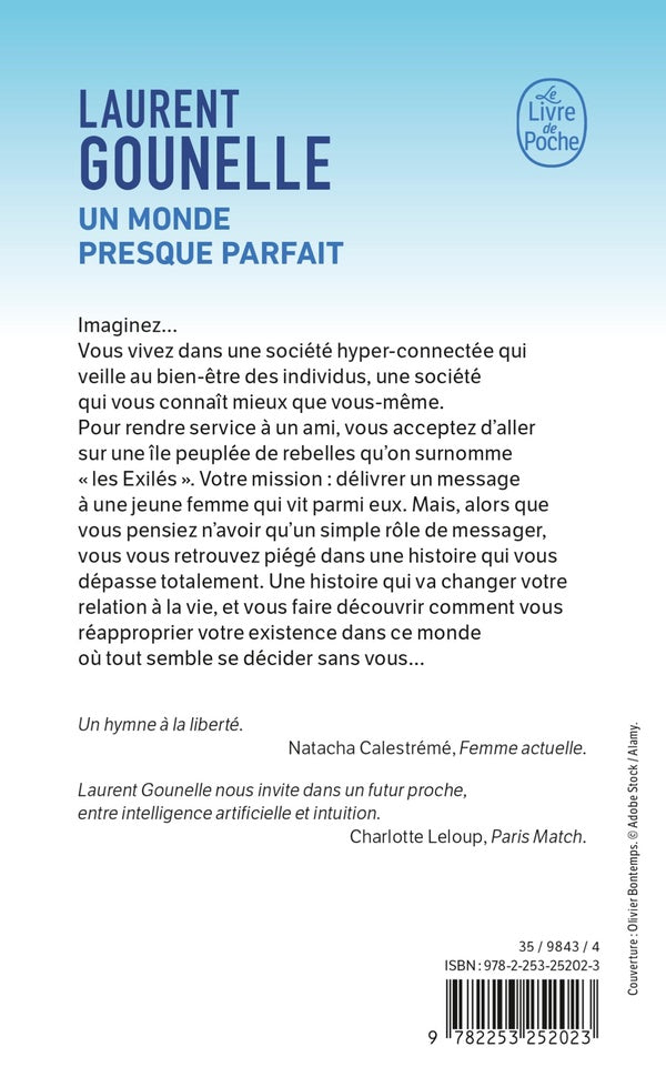 Back cover of Un monde presque parfait
