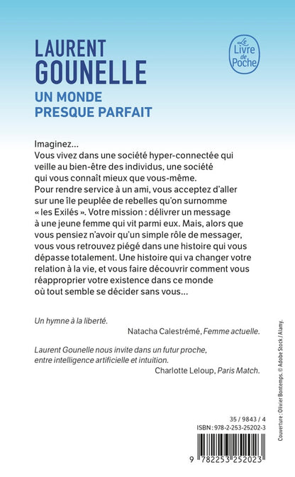 Back cover of Un monde presque parfait