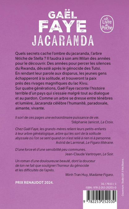 Back cover of Jacaranda