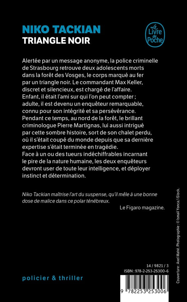 Back cover of Triangle noir