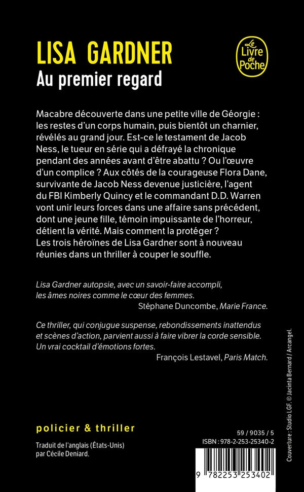 Back cover of Au premier regard