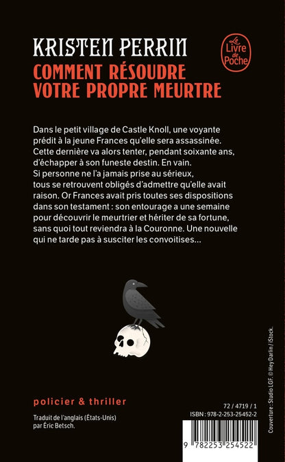Back cover of Comment résoudre votre propre meurtre