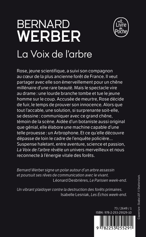 Back cover of La Voix de l'arbre