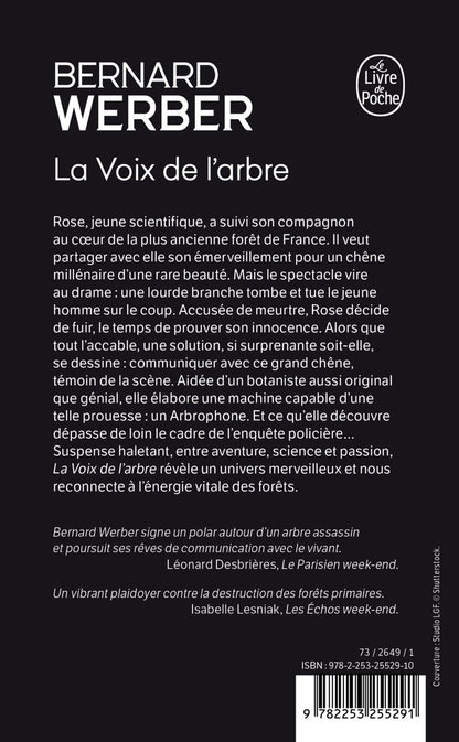Back cover of La Voix de l'arbre