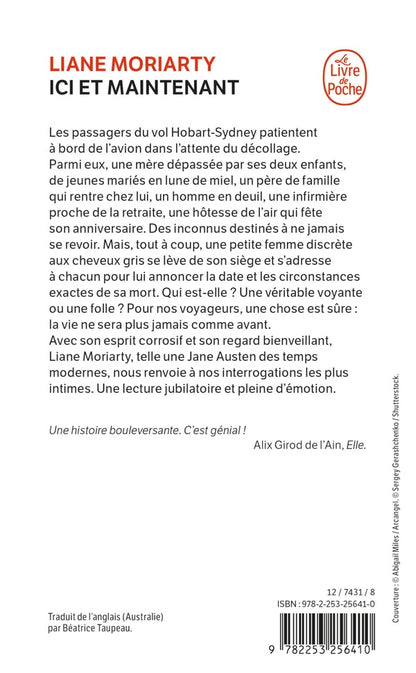 Back cover of Ici et maintenant