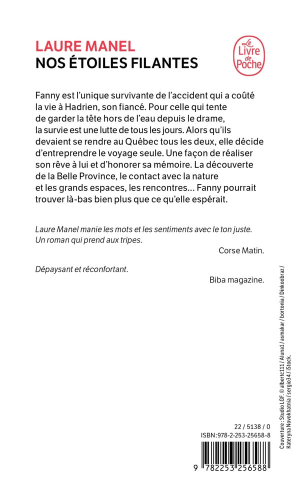 Back cover of Nos étoiles filantes