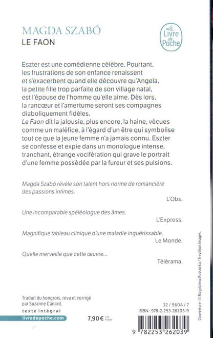 Back cover of Le faon