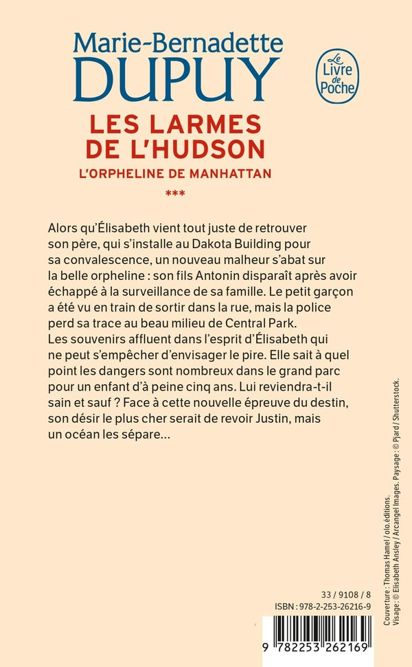 Back cover of L'orpheline de Manhattan Tome 3 : les larmes de l'Hudson