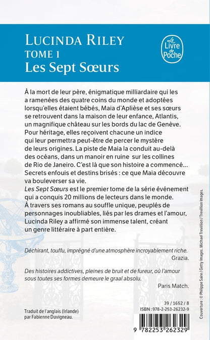 Back cover of Les sept soeurs Tome 1 : Maia