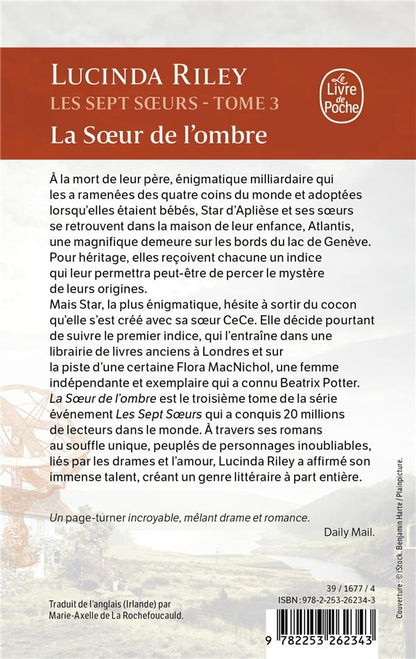 Back cover of Les sept soeurs Tome 3 : La soeur de l'ombre
