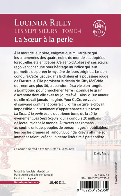 Back cover of Les sept soeurs Tome 4 : La soeur à la perle