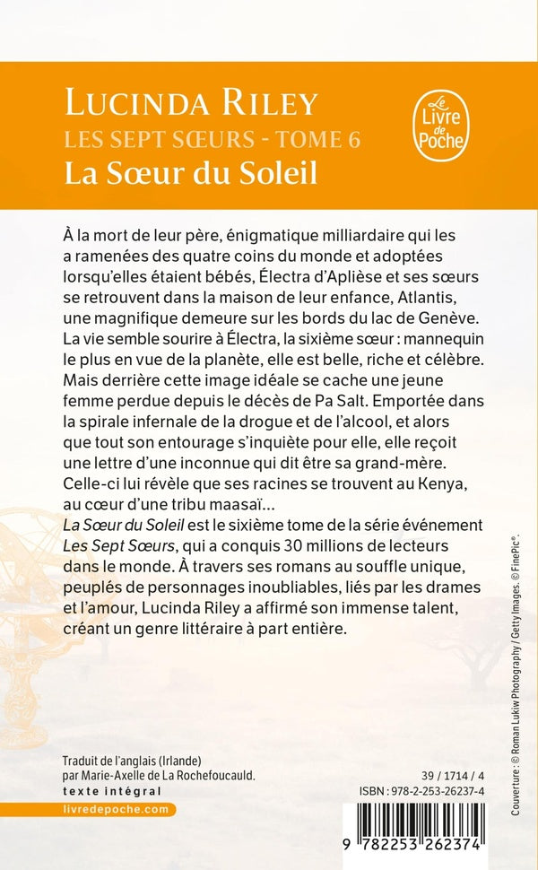 Back cover of Les sept soeurs Tome 6 : La soeur du soleil