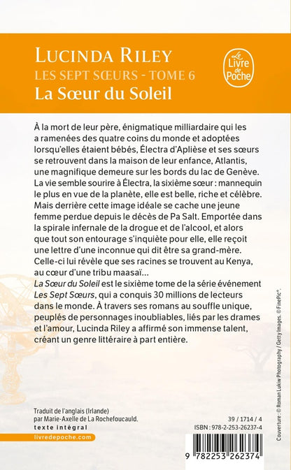 Back cover of Les sept soeurs Tome 6 : La soeur du soleil