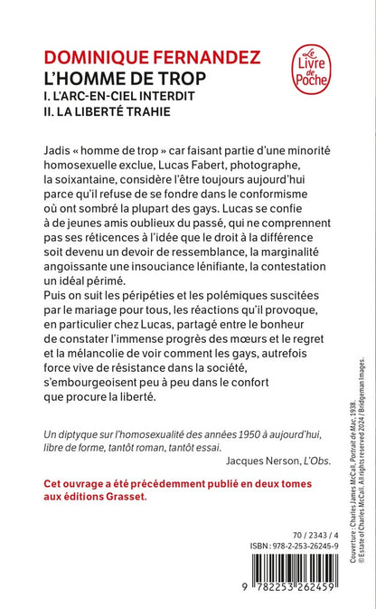 Back cover of L'Homme de trop