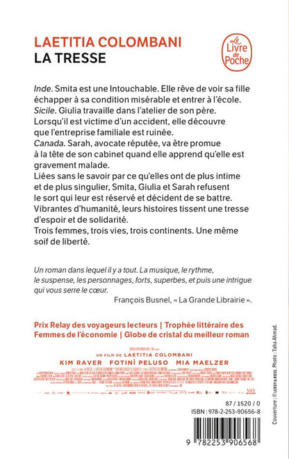 Back cover of La tresse