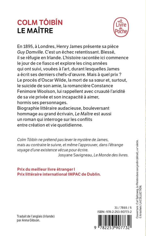 Back cover of Le Maître