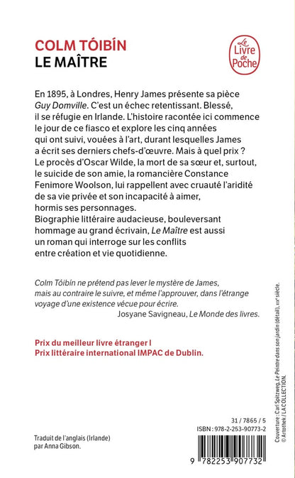 Back cover of Le Maître