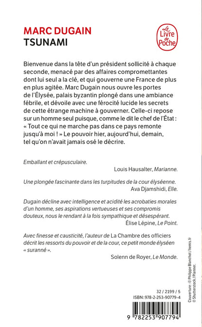 Back cover of Tsunami